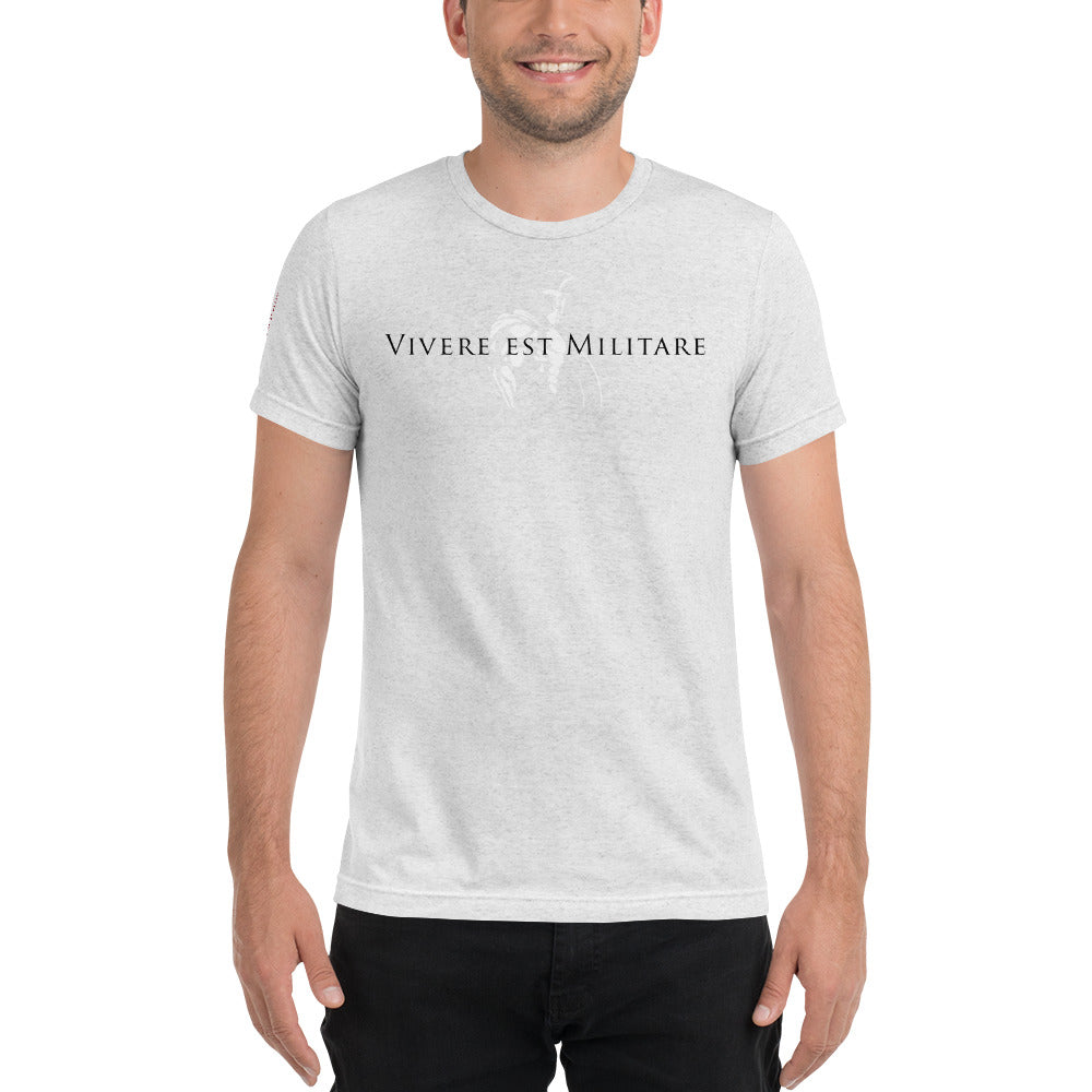 Vivere Est Militare Tri-blend Short sleeve t-shirt